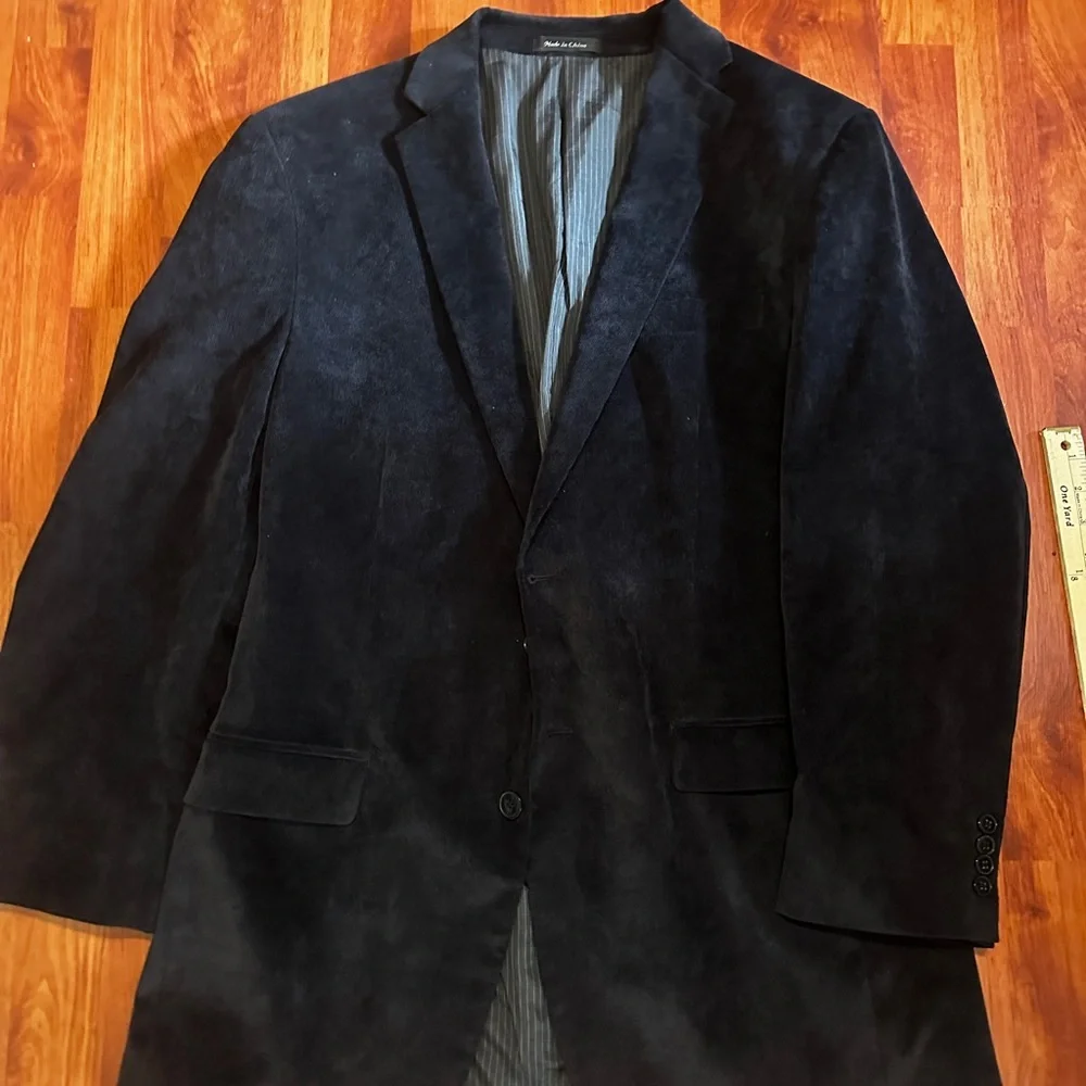 Calvin Klein Charcoal Corduroy Men's Blazer